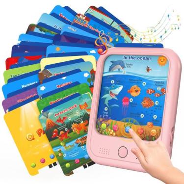 Imagem de Tablet educacional para crianças, brinquedo educativo para aprender al