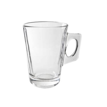 Imagem de Mini Xícara De Vidro Com Alça Transparente 165Ml