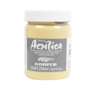 Imagem de Tinta Acrílica 250ml G1 47 Amarelo Nápoles Corfix, 047 - AMARELO NAPOL