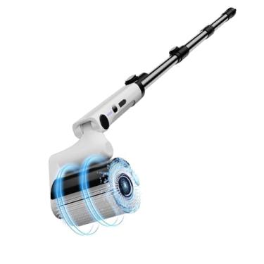 Imagem de Escova de limpeza elétrica de rolamento atualizada, escova de limpeza de gordura pesada, uma escova elétrica poderosa com uma bateria de grande capacidade. Permite ajuste de ângulo e vem, garantia de