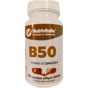 Imagem de Vitaminas do Complexo B Nutrivitalle 60 Cápsulas