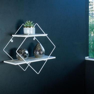 Imagem de Prateleira Aramada com Madeira Losango - Metaltru