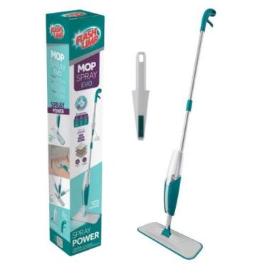 Imagem de Mop Spray Evo Limpeza Rápida com Microfibra e Escovinha Flash Limp MOP