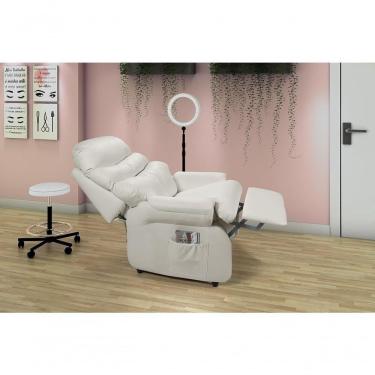 Imagem de Poltrona Reclinável Barão Amamentação Corano Com Mocho E Assento De Elevação Gelo 308