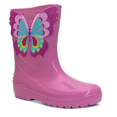 Imagem de Galocha Infantil Feminina Nº 25 Ao 34 Bota Chuva Borboleta 09.19 (Rosa, BR, Criança de 9 a 12 anos, Numérico, 34)