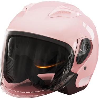 Imagem de Capacete De Boné De Beisebol Retrô Meio Capacete Vintage Capacete De Motocicleta Masculino E Feminino Capacete De Scooter Aberto Capacete Certificado Dot, Para Capacetes De Ciclom, Black a