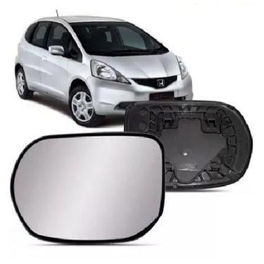 Imagem de Lente Retrovisor Honda Fit 2009 2010 2011 2012 2013 2014 LADO DIREITO 