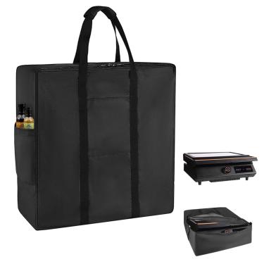 Imagem de Isamant Bolsa De Transporte Para Chapa Mesa, Portátil Mesa Elétrica Blackstone E-Series 17 Polegadas, Grelha A Gás Resistente À Água, Churrasco Viagem
