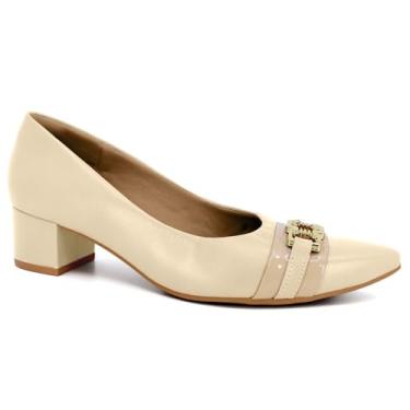 Imagem de Scarpin Feminino Fivela Vanilla Usaflex MM0502