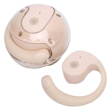 Imagem de Tradução de Idiomas 144 Language Translator Earbuds 5.4 Viagem de Negócios Estéreo Ear Hook 60 Days Standby Hora (Creme branco)