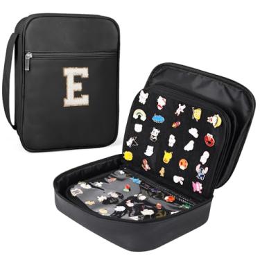 Imagem de Fruobeyla Bolsa para exibição de pinos, livro de troca de pinos de poliuretano com 8 páginas, placa de suporte de pinos esmaltados à prova d'água, adequada como estojo de exibição de coleção de pinos