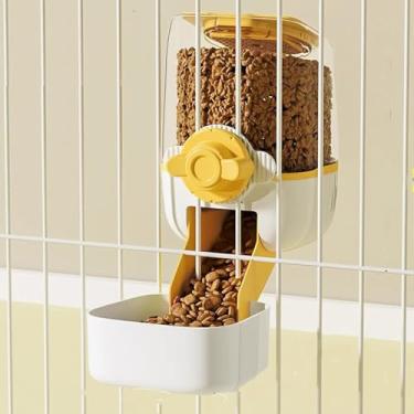 Imagem de Alimentadores automáticos pendurados para cães e gatos, tigelas de bebida, alimentador automático para animais de estimação, sem gotejamento, tigela de alimentação para animais de estimação,