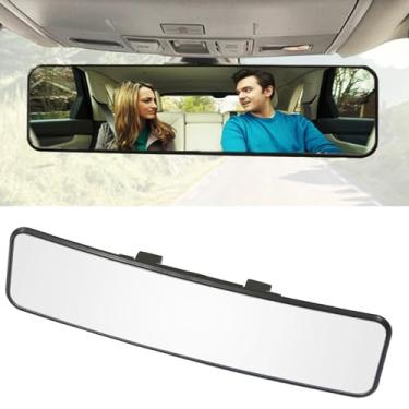 Imagem de Espelho retrovisor da Kitbest, espelho retrovisor, clipe interno com ângulo largo e retrovisor para reduzir pontos cegos de forma eficazKitbest Wide Range Rear View Mirror KBRVM03