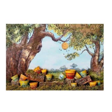 Imagem de Fundo Fotográfico Newborn Ursinho Pooh 3,0X2,5 Ffg-477