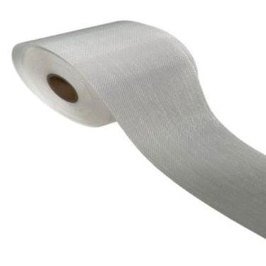 Imagem de Entretela Plástica para Confecção de Cortinas - Largura 10cm -Branca - Rolo com 50 Metros