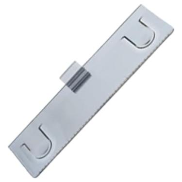 Imagem de Suporte de documentos para digitação de 7,6 x 24 cm, suporte de documentos para monitor de plástico cinza para laptop, tablet ou PC ao trabalhar, estudar