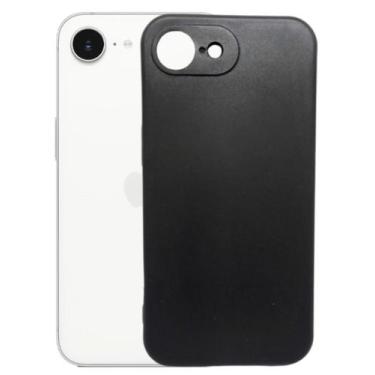Imagem de Capa Capinha Anti Impacto Aveludada Preta Para Iphone 16e - Mustangsho