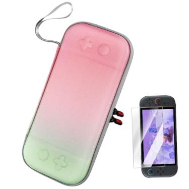 Imagem de TIMETOP Carrying Case for Nintendo Switch 2 with 1 Screen Protector, Compatible for New Switch 2 2025 Version Console Slim Carry Bag of Travel and Storage, Holding Controller and 12 Game Cartridges