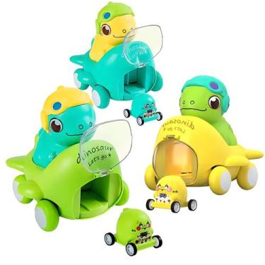 Imagem de Brinquedo Infantil Avião Dino Com Fricção Divertido - Castela - catela