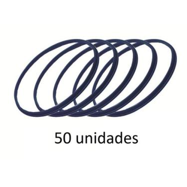 Imagem de Kit 50 Unidades Borracha Panela Pressão Silicone Azul - ORIGINAL LINE,