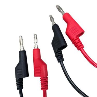 Imagem de Cabo De Ponta De Prova Para Multímetro Fonte De Bancada Conector Banan