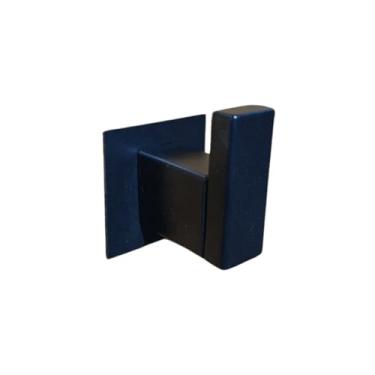 Imagem de Cabide Inox Preto Fosco Gancho Para Toalha Cabideiro Suporte Banheiro Lavabo