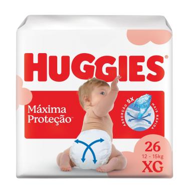 Imagem de Fralda Huggies Máxima Proteção XG 26 Fraldas