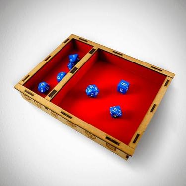 Imagem de Bandeja de Dados RPG - Let's Roll (Vermelho)