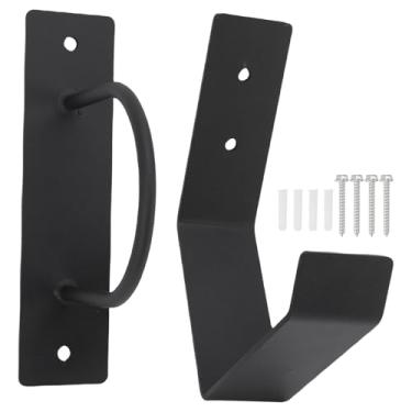 Imagem de Pssopp Gancho de Armazenamento de Corda de Batalha de Aço Carbono Resistente, Kit de âncora de Parede de Parede de Corda de Batalha para Academia Suporta Várias Necessidades de