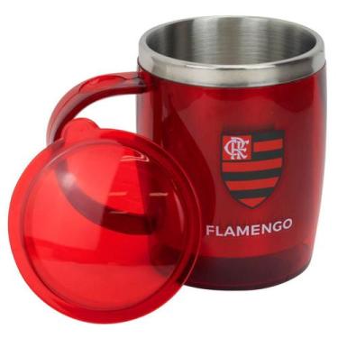 Imagem de Caneca Flamengo Térmica 450 ML - QH002AZ-5 - MILENO