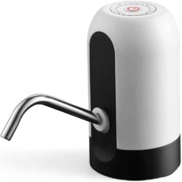 Imagem de Bebedouro Bomba Elétrica para Galão de Água até 20 Litros GASTAKI – Recarregável Bivolt com Haste Inox, Cabo USB e Mangueira – Portátil, Compatível com Galões de 5L a 20L
