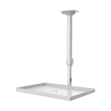 Imagem de predolo Suporte de teto com bandeja, braço ajustável, suporte de elevação para projetor de hotel, home theater, sala de estar, escritório, videoconferência