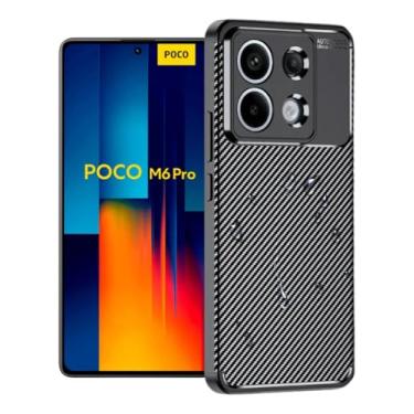 Imagem de Capa Capinha Carbono Matte Anti Impacto Poco M6 Pro 4g 6.67