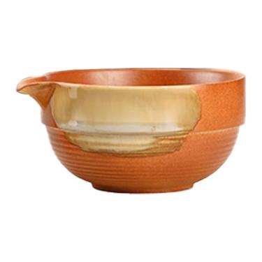 Imagem de Fenteer Tigela de chá matcha japonesa chawan para utensílios de batedor, tigela de chá de porcelana tradicional de 470 ml para presente de amigos, cozinha e, Café
