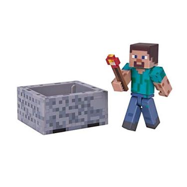 Imagem de Minecraft Pacote de bonecos Steve com Minecart