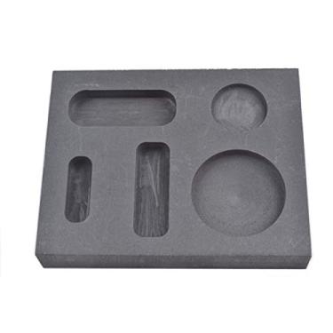 Imagem de OTOOLWORLD Graphite Ingot Mould 1/4 1/2 30ml Gold Melting Casting Refining also silver with Bar Coin Combo mould