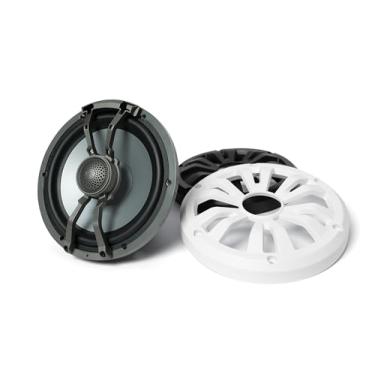 Imagem de SoundExtreme Alto-falantes passivos de cone bidirecional à prova d'água 500 watts 20.3 cm com iluminação LED multicolorida conjunto de 2 peças