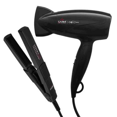Imagem de Kit Portátil Secador Eolic Travel E Prancha Mini Bivolt