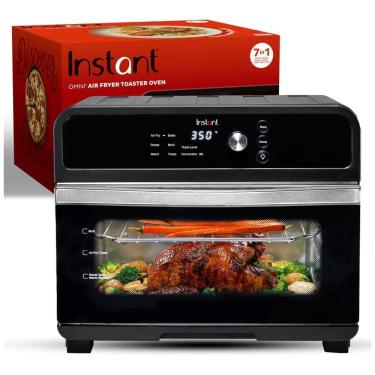 Imagem de Forno Elétrico de Bancada Instant Pot 7 em 1 Capacidade 19L com Painel de Controle, 110V, Preto