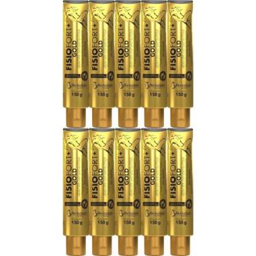 Imagem de Atacado 10 Pomada Massageadora Fisiofort Gold 150g Arnica - Bio Instin