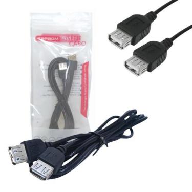 Imagem de Cabo Extensor USB / USB Tipo Fêmea de 2 metros Kapbom KAP-UH022 - no b