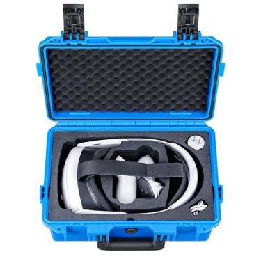 Imagem de Lykus Capa Rígida À Prova D'Água Titan Oq200, Compatível Com Quest 3S/Quest 3/Quest 2, Faixa De Cabeça Elite Oficial, Melhor Proteção [Somente Capa]