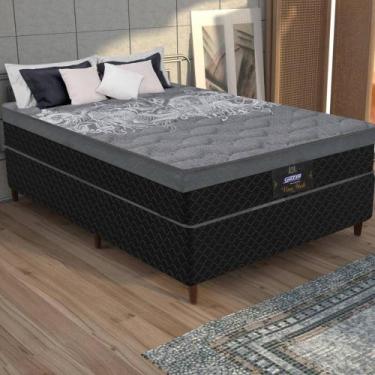 Imagem de Cama Box Conjugado Casal com Colchão (138x65x188) New York HF Gazin CR