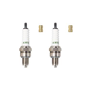 Imagem de TORCH 2 velas de ignição terminal parafuso A7RTC, Cobre, para Motocicleta, Go Kart
