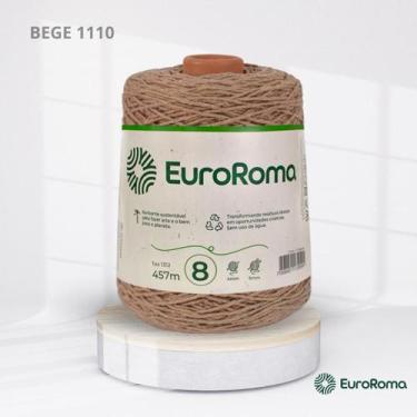 Imagem de Barbante Nº 8 da EuroRoma com 600g, 1110 | BEGE