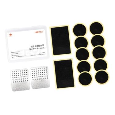 Imagem de Generic Kit de reparo de câmara de ar de bicicleta, raspas de metal, ferramenta de substituição leve e portátil, remendos de reparo para ciclismo esportivo