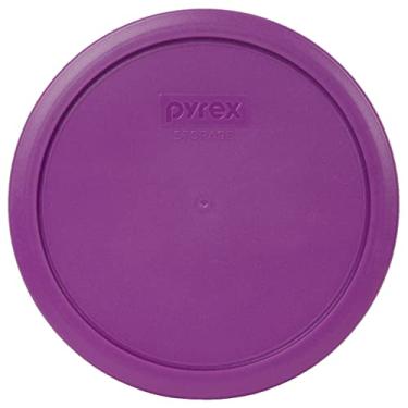 Imagem de Pyrex 7403-PC Tampa de tigela roxa de cardo de 10 xícaras - Feita nos EUA