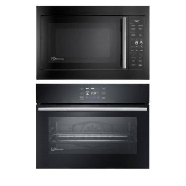 Imagem de Torre de Cocção com Micro-ondas de Embutir 34L Preto (ME3BP) + Forno d