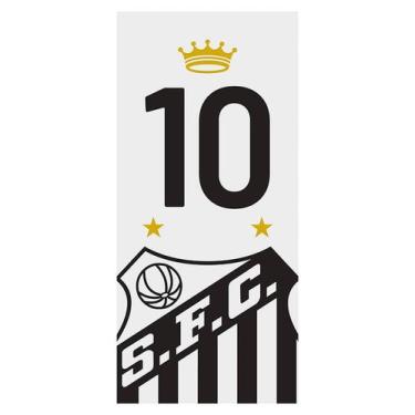 Imagem de Toalha de Banho e Praia Döhler Santos Camisa 10, Única