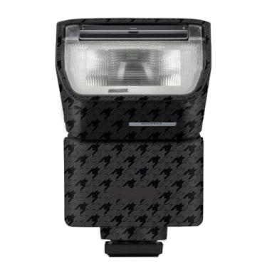 Imagem de HVL F28RM Anti-riscos Câmera Flash Vinil Wrap Skins Protetor Decalques para Sony HVL F28RM Wraps Cover Sticker(Plover Preto)